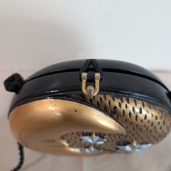 Timmy Woods Gold and Silver Moon Handbag - Picture 3 of 5